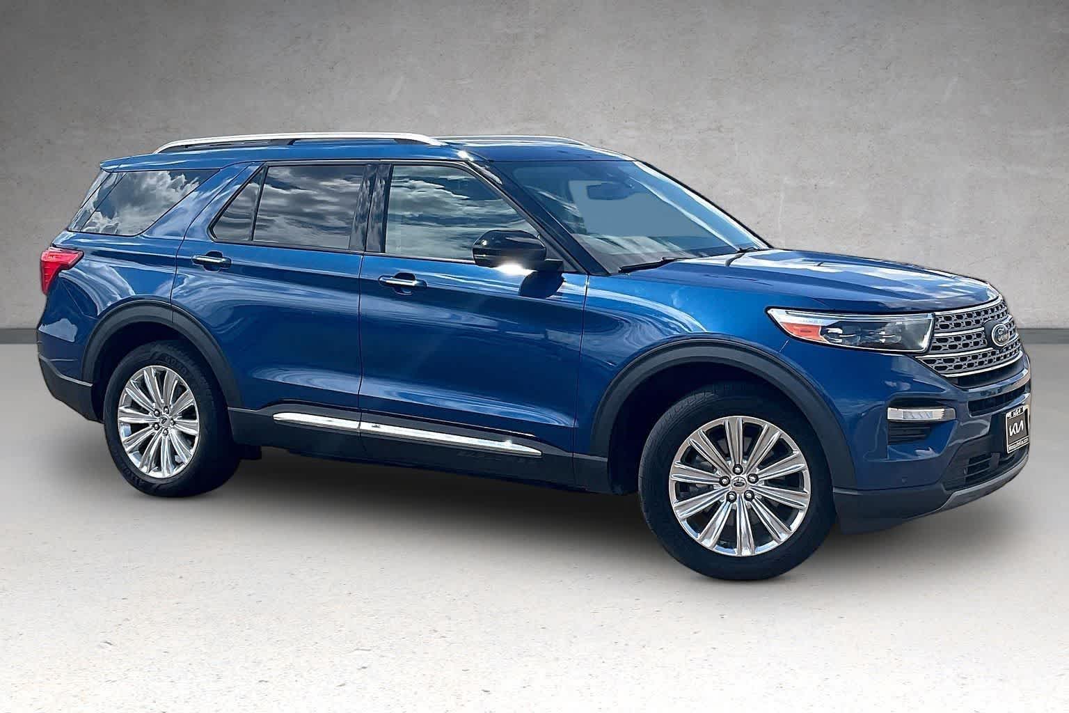 Used 2021 Ford SUV Limited Atlas Blue For Sale at Lithia Motors