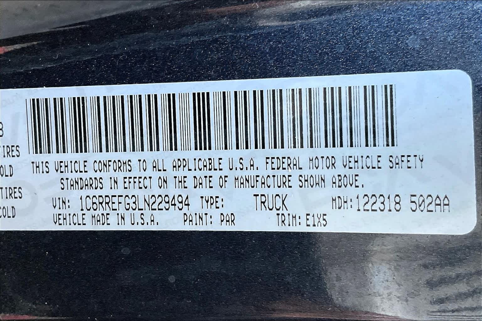 Thumbnail: 2020 RAM 1500 - 20