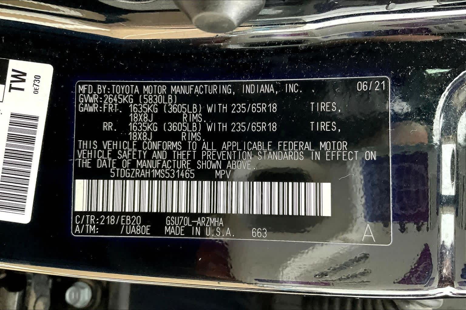 Thumbnail: 2021 Toyota Highlander - 20