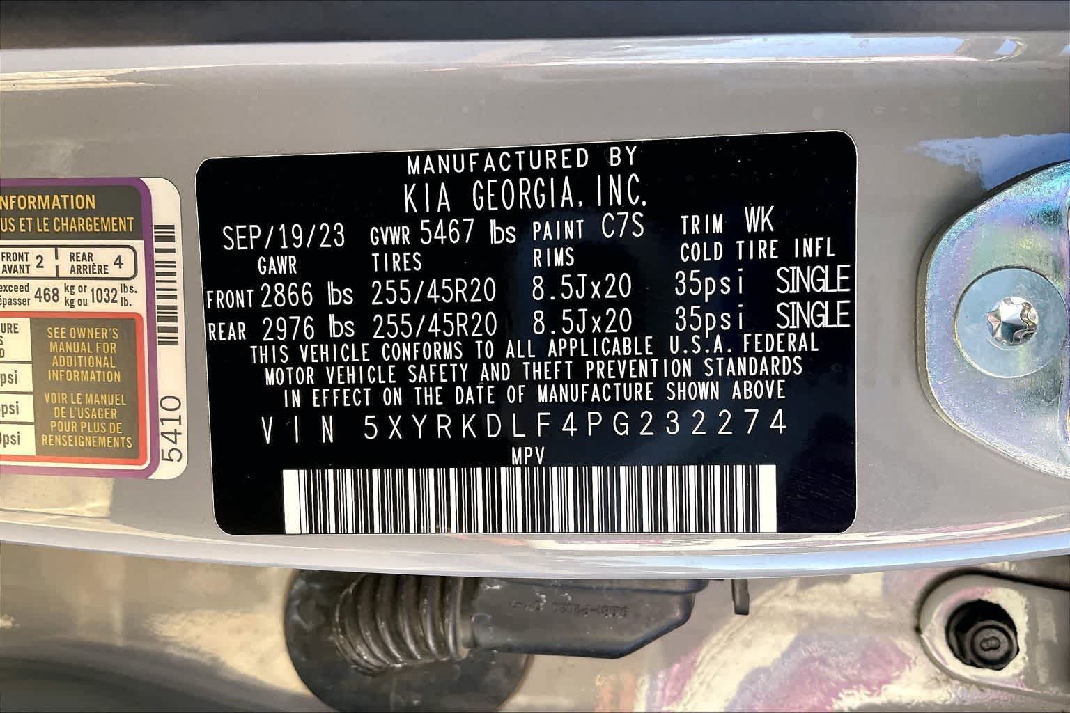 Thumbnail: 2023 Kia Sorento - 20