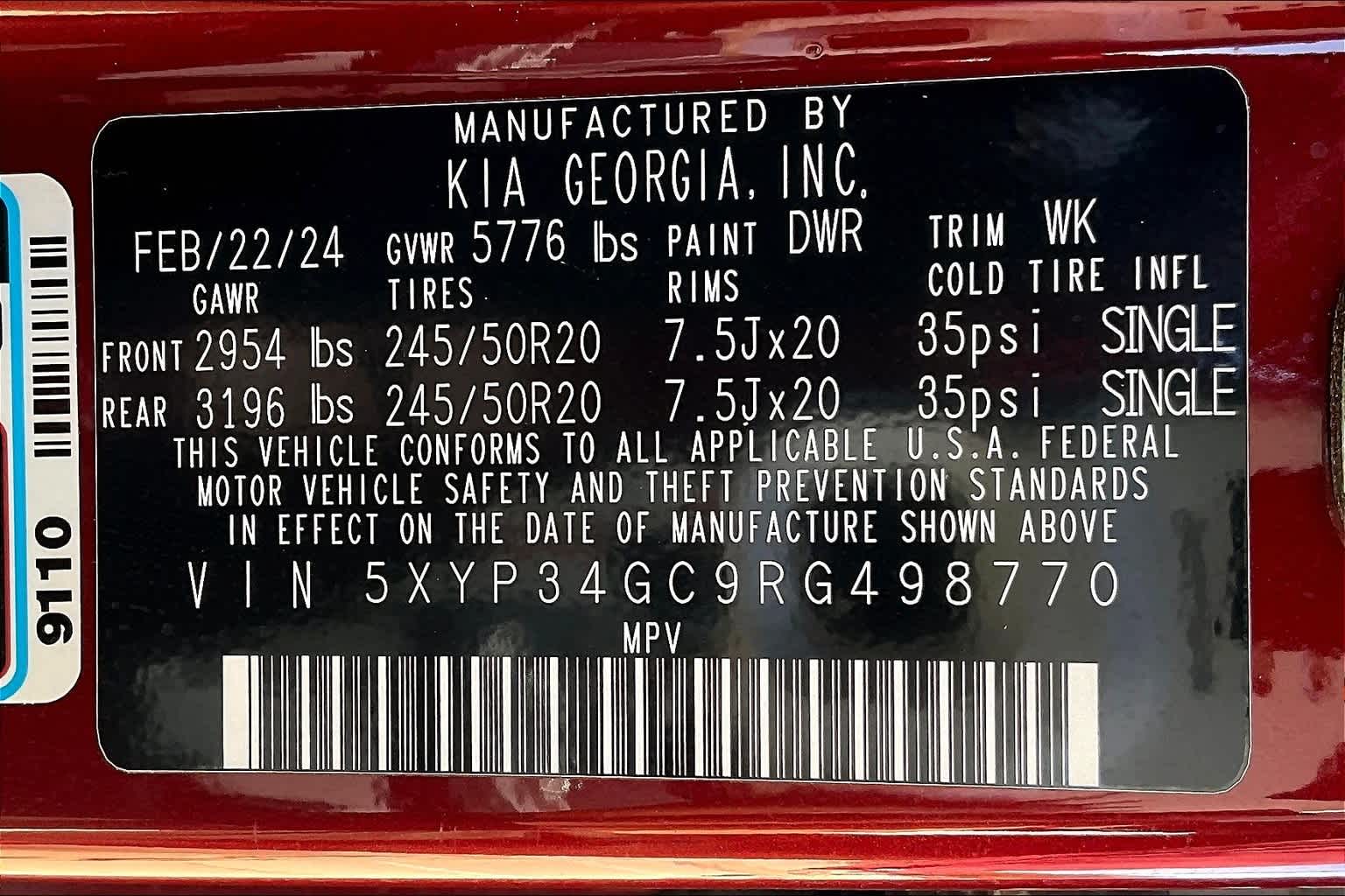 Thumbnail: 2024 Kia Telluride - 20