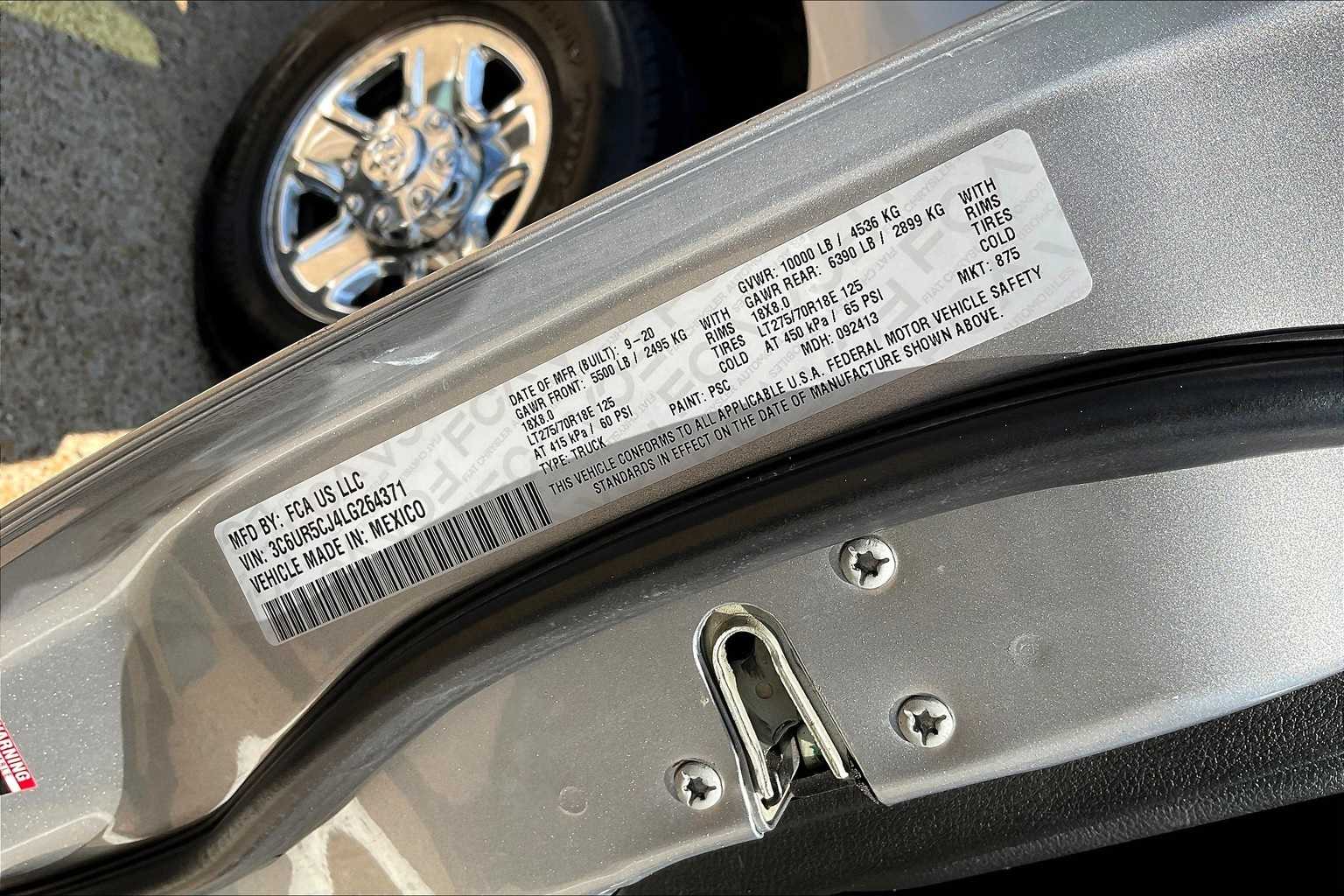 Thumbnail: 2020 RAM 2500 - 20