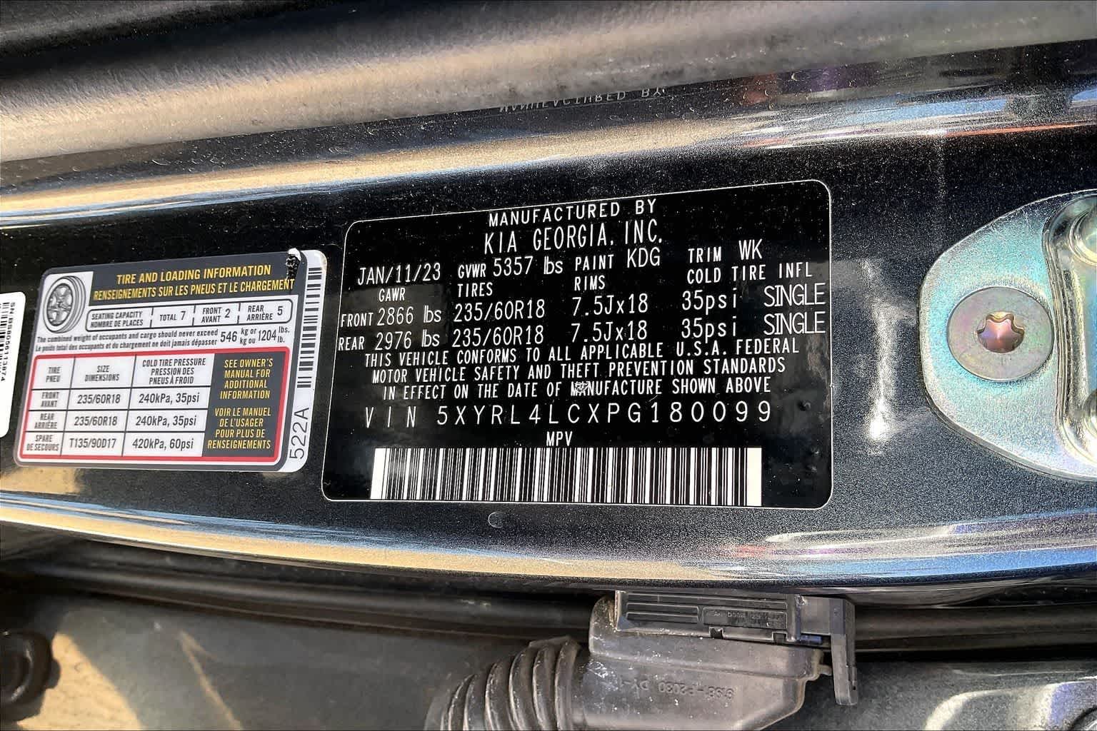 Thumbnail: 2023 Kia Sorento - 19