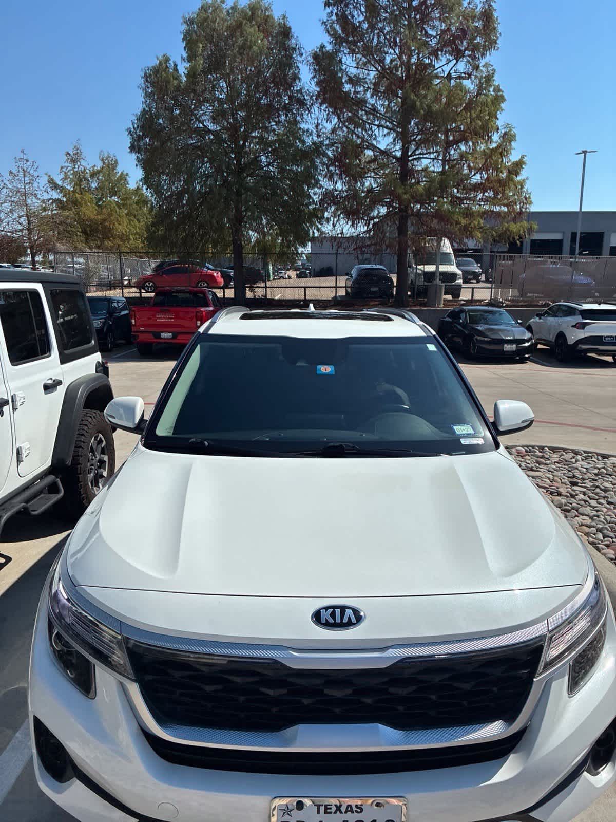 Used 2021 Kia Seltos EX with VIN KNDERCAA1M7170627 for sale in Mesquite, TX