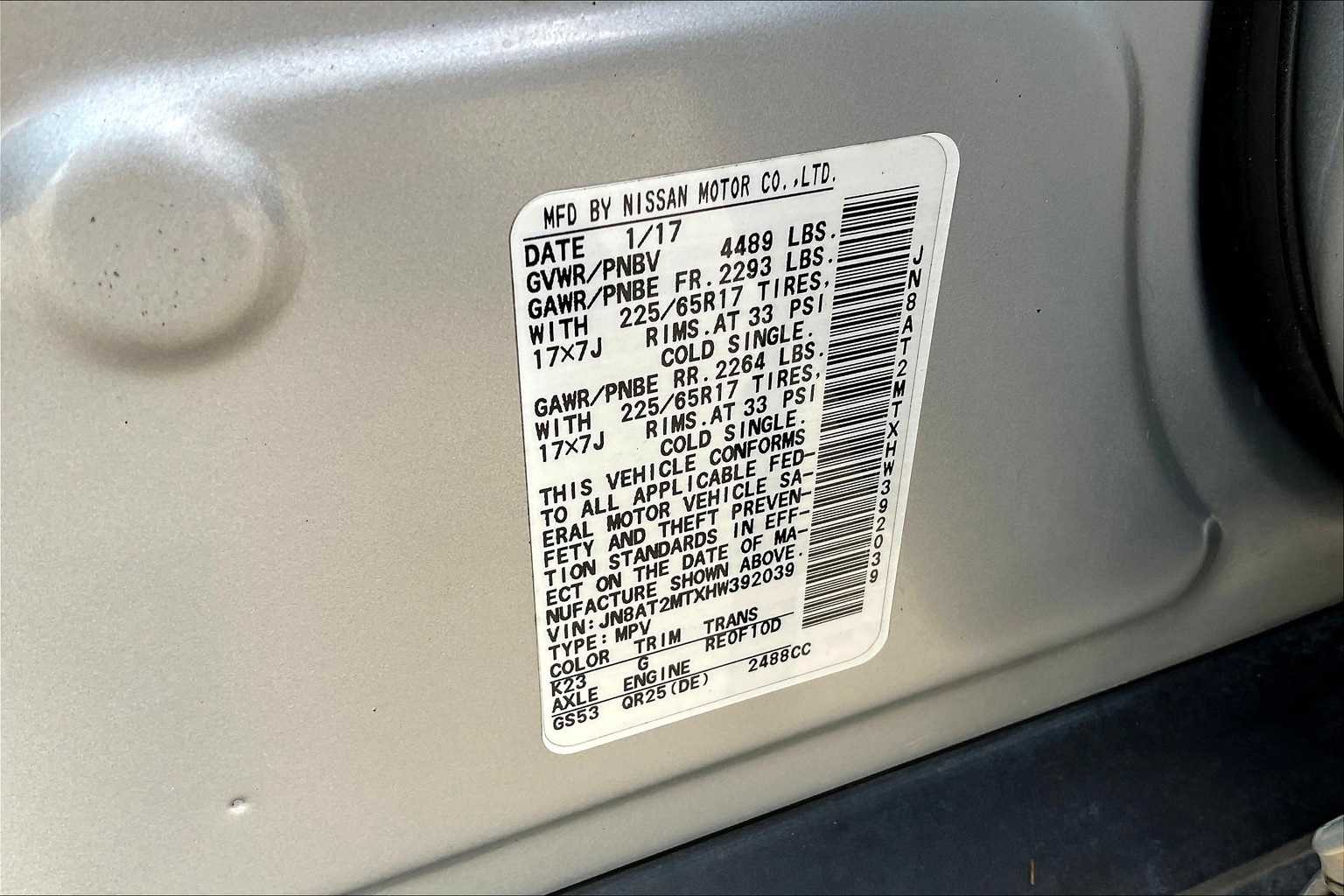 Thumbnail: 2017 Nissan Rogue - 20