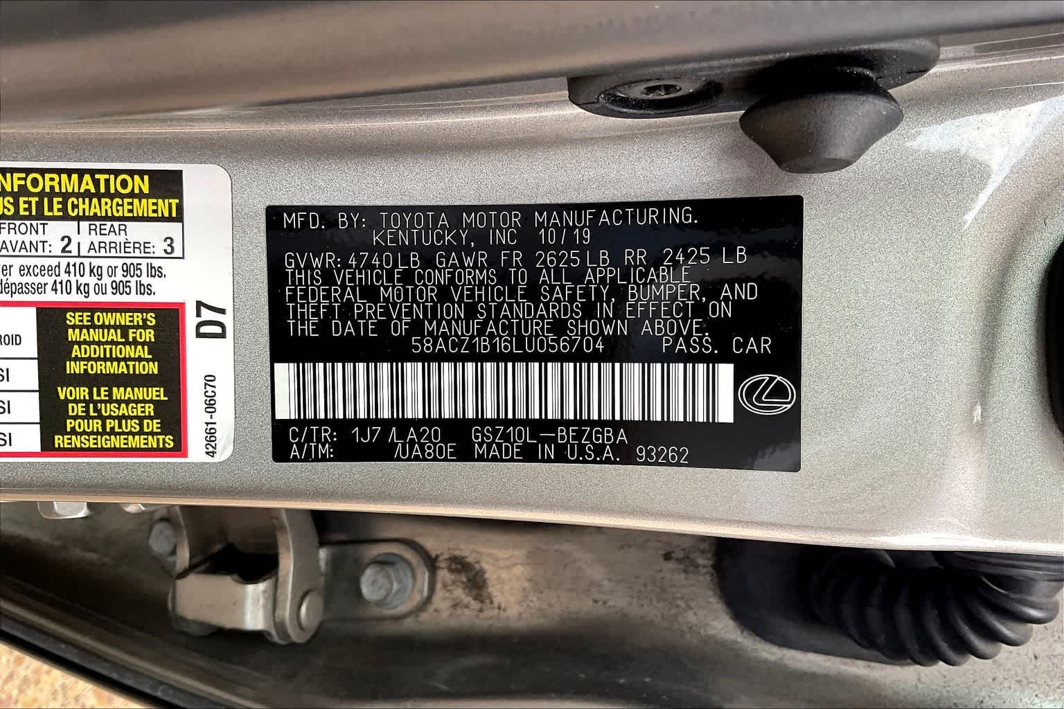 Thumbnail: 2020 Lexus ES - 20