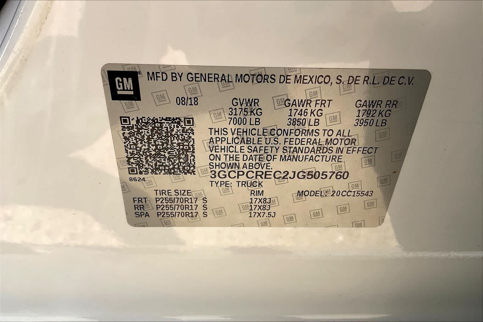 Thumbnail: 2018 Chevrolet Silverado 1500 - 20