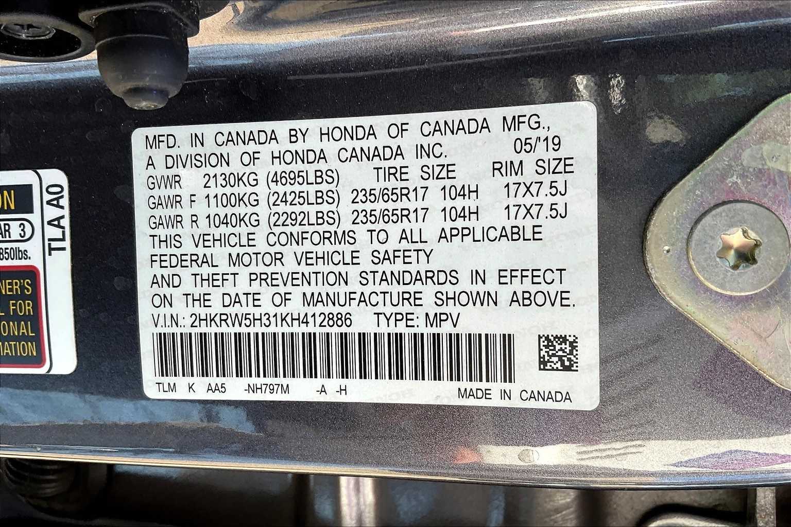 Thumbnail: 2019 Honda CR-V - 19