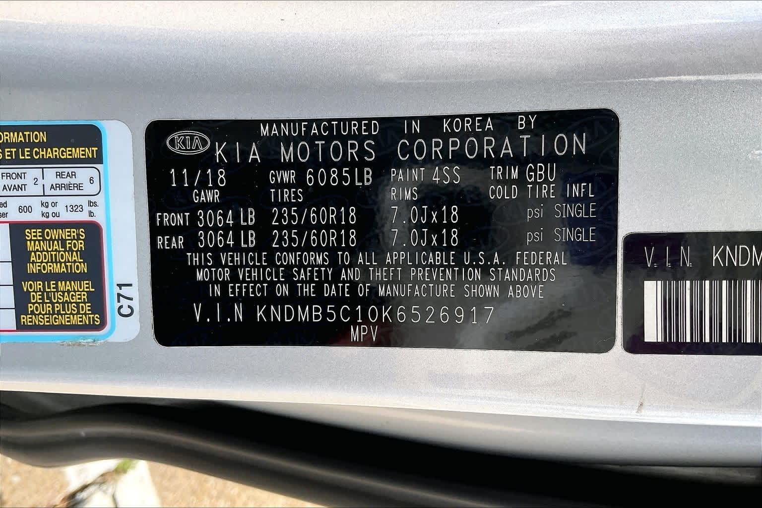 Thumbnail: 2019 Kia Sedona - 20