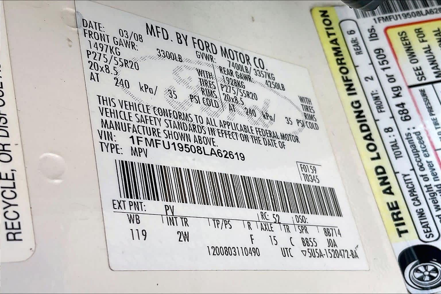 Thumbnail: 2008 Ford Expedition - 20