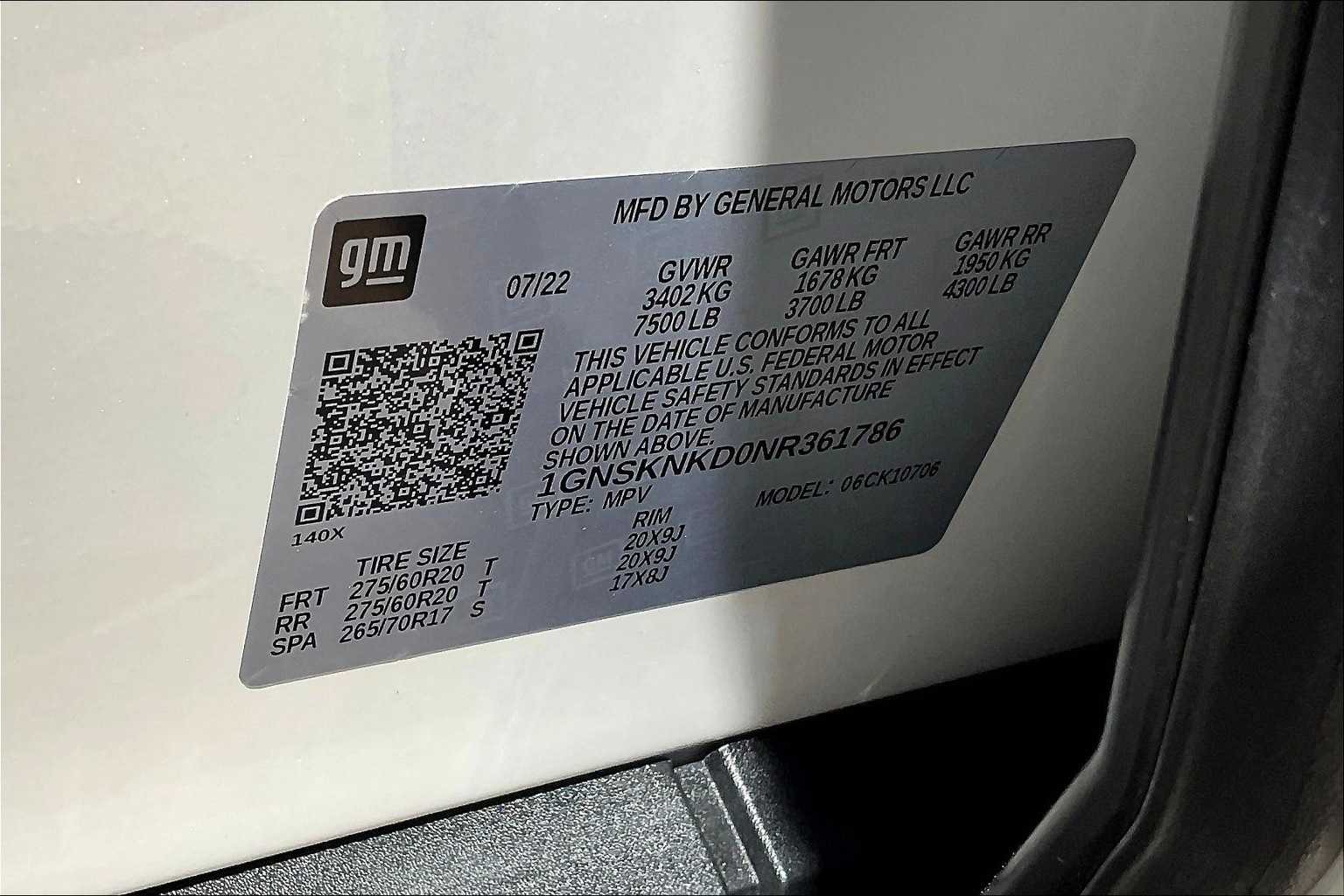 Thumbnail: 2022 Chevrolet Tahoe - 18