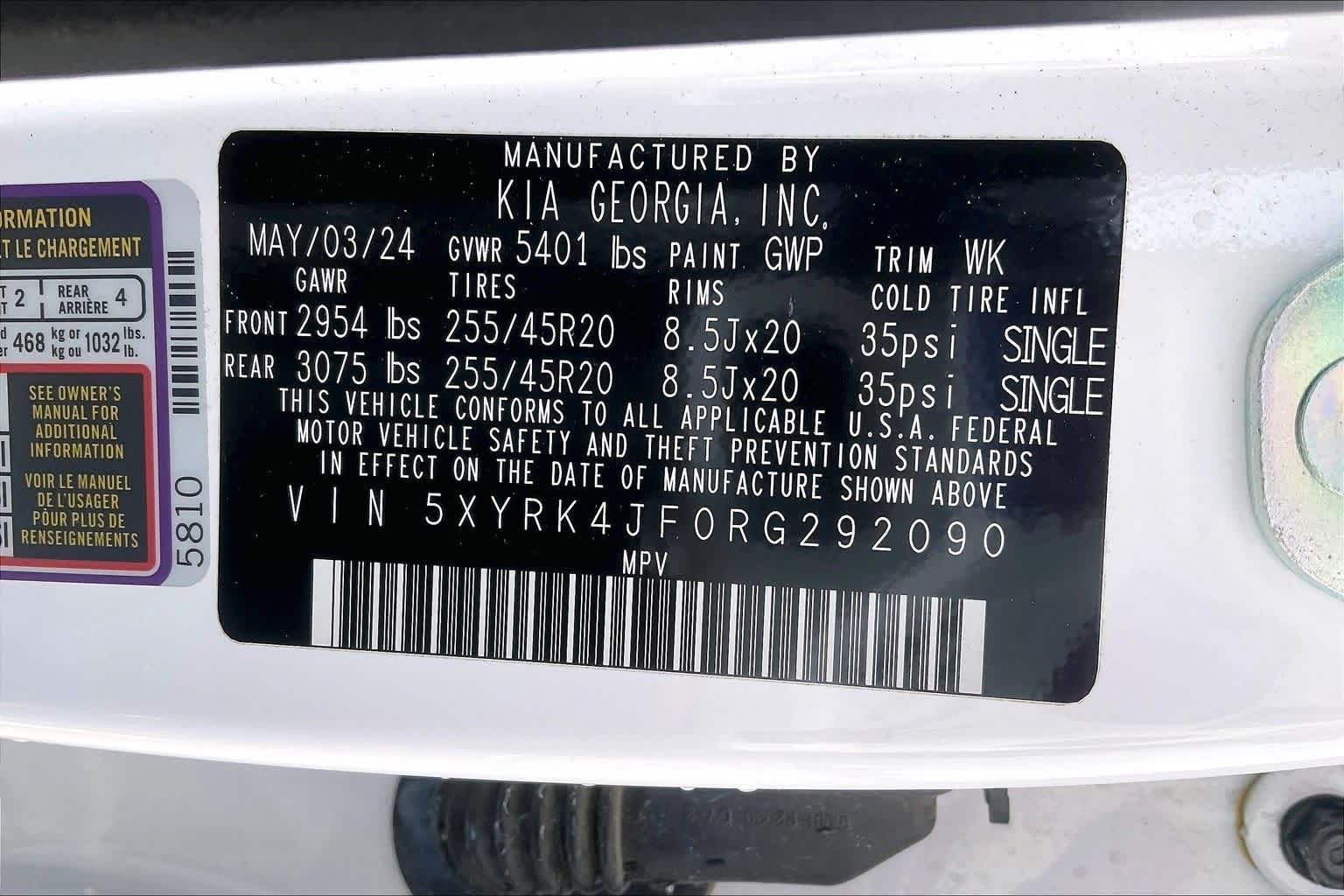 Thumbnail: 2024 Kia Sorento - 18