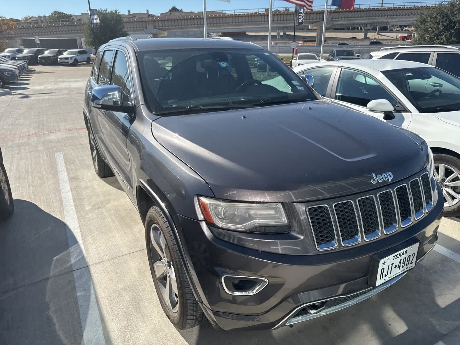 Used 2014 Jeep Grand Cherokee Overland with VIN 1C4RJFCTXEC137529 for sale in Mesquite, TX