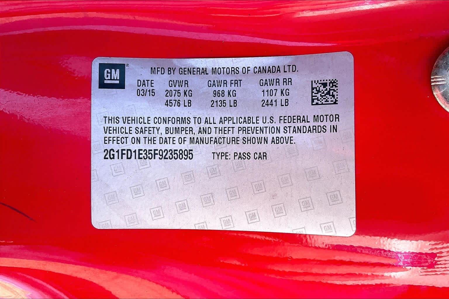 Thumbnail: 2015 Chevrolet Camaro - 18