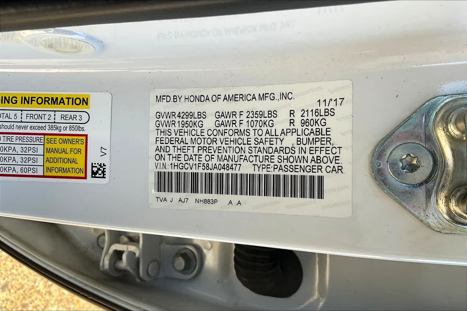 Thumbnail: 2018 Honda Accord - 20