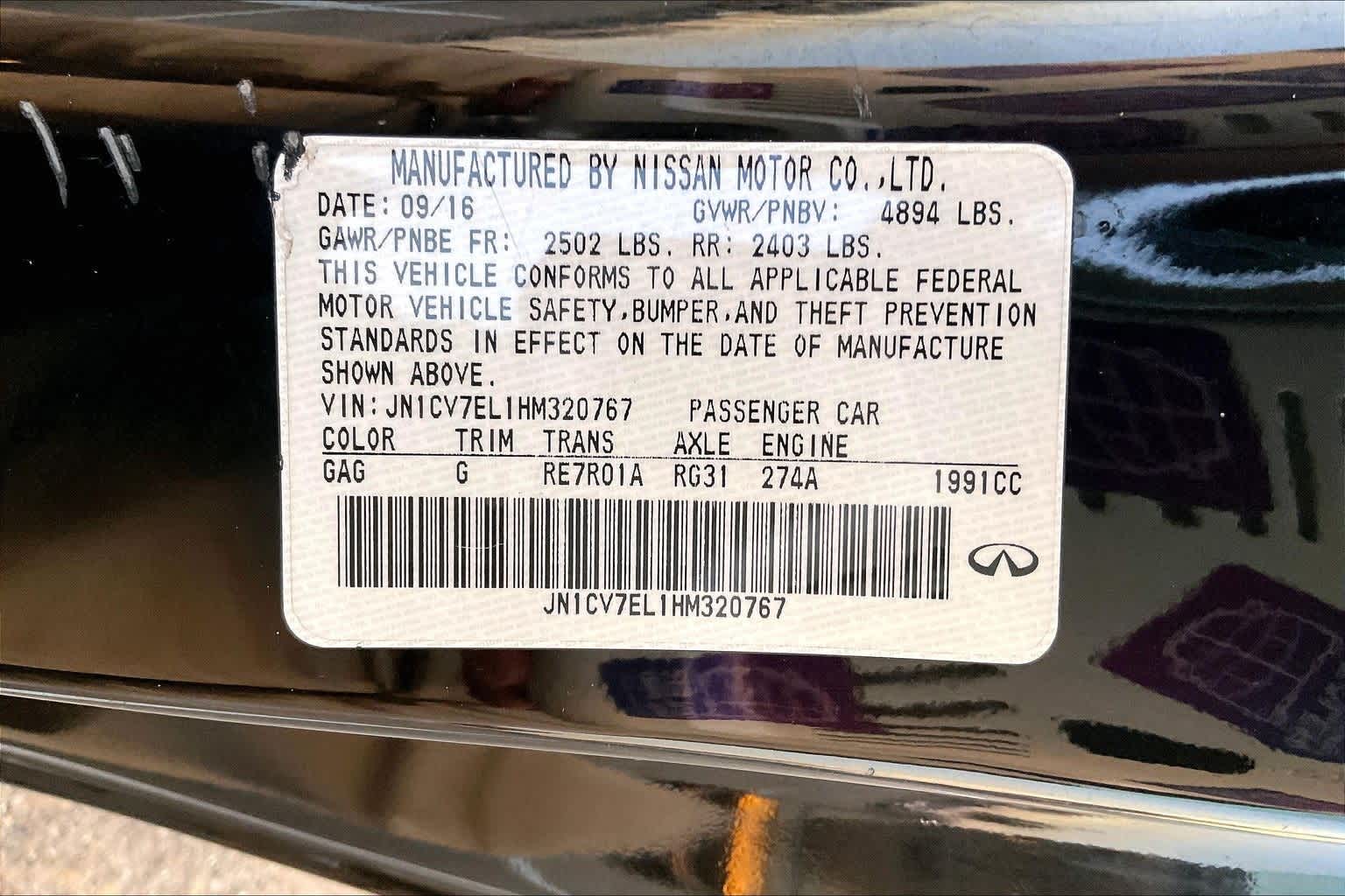 Thumbnail: 2017 INFINITI Q60 - 19