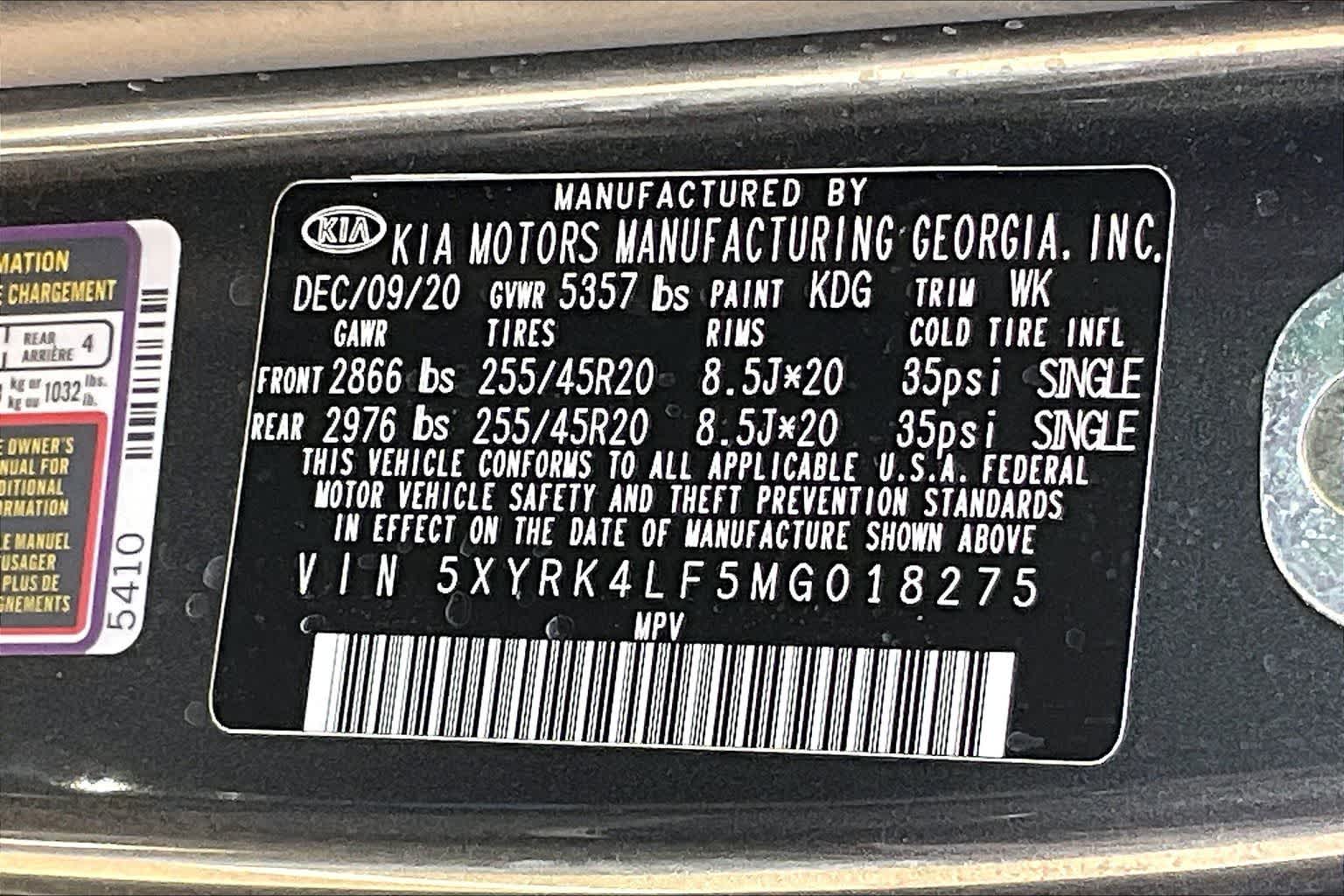 Thumbnail: 2021 Kia Sorento - 19
