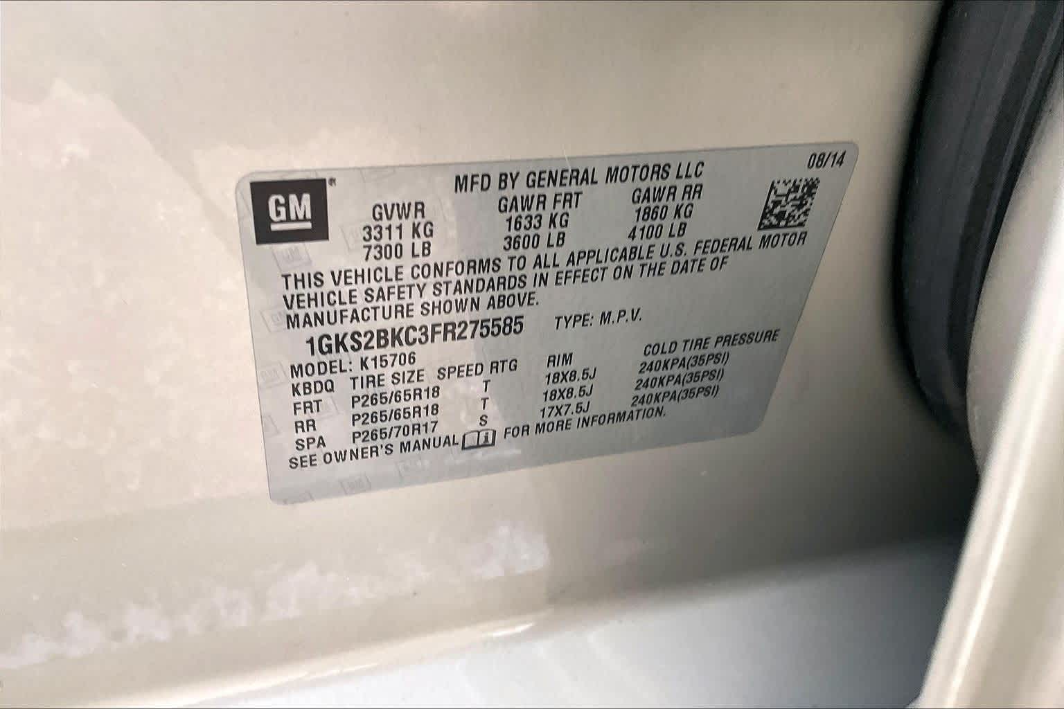 Thumbnail: 2015 GMC Yukon - 18