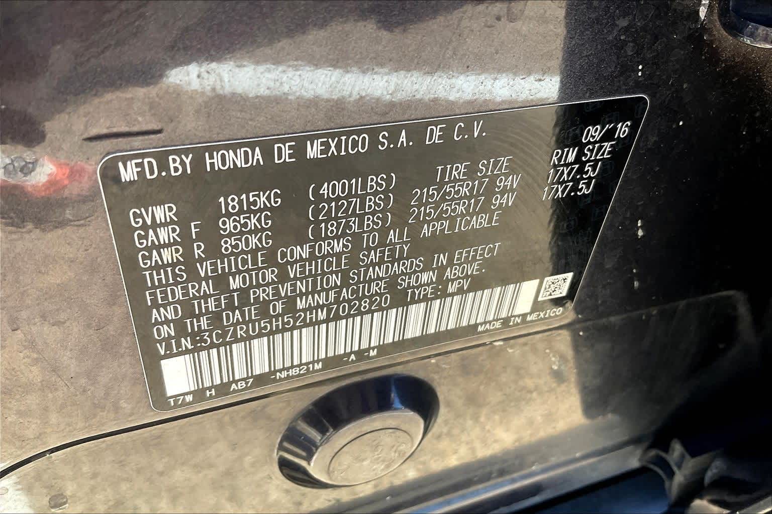 Thumbnail: 2017 Honda HR-V - 19