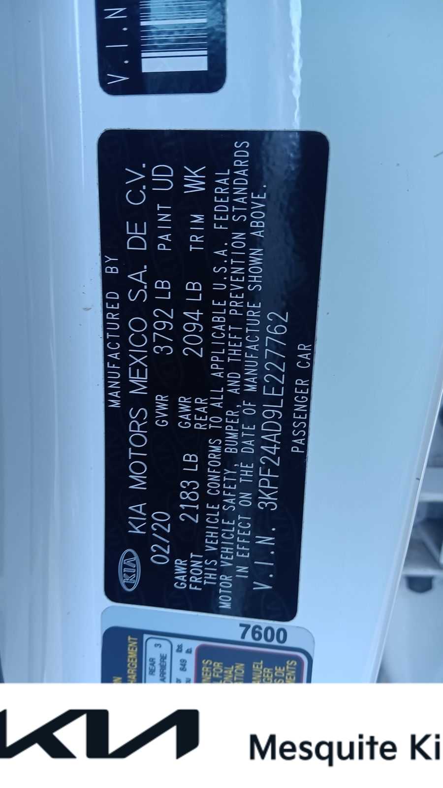 2020 Kia Forte FE -
                  Mesquite, TX