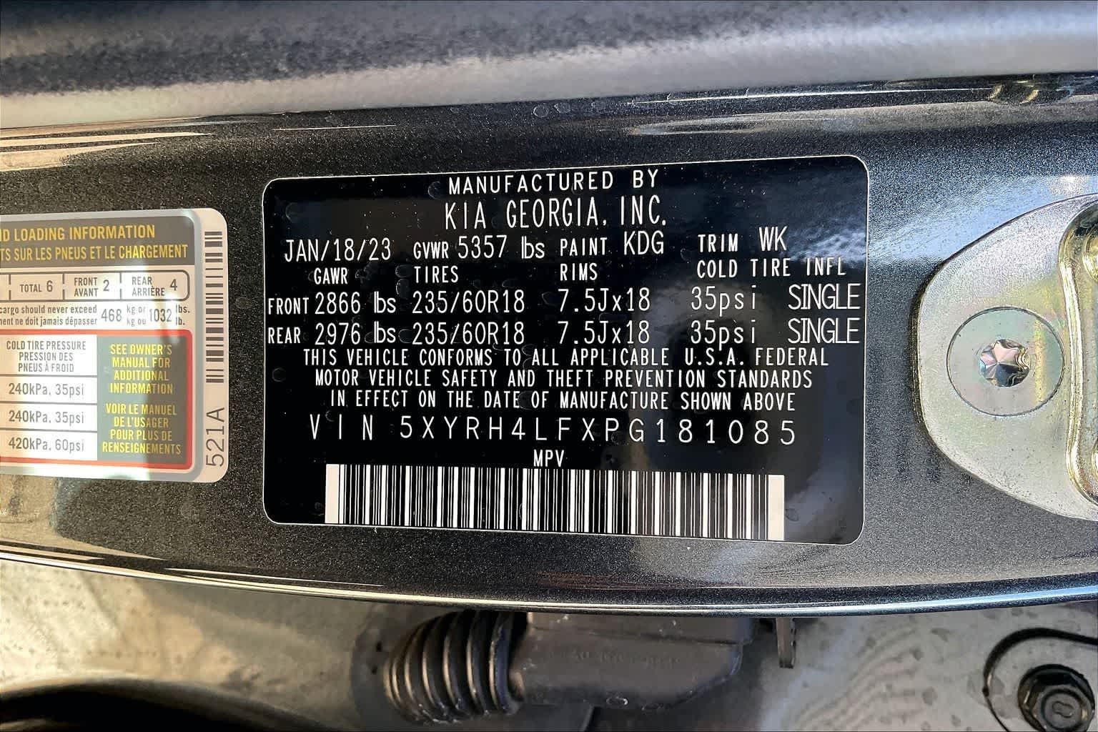 Thumbnail: 2023 Kia Sorento - 20