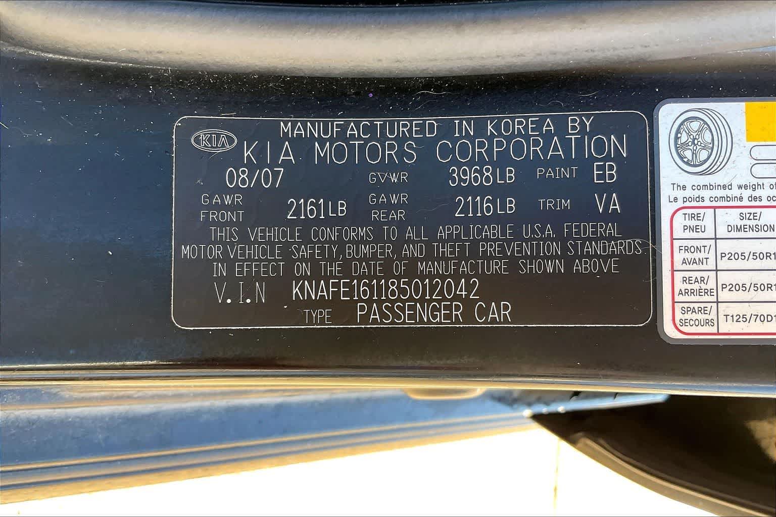 Thumbnail: 2008 Kia Spectra5 - 19