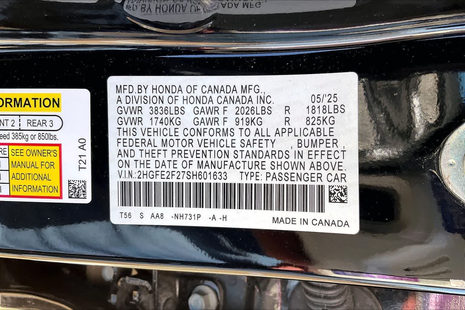 Thumbnail: 2025 Honda Civic - 19