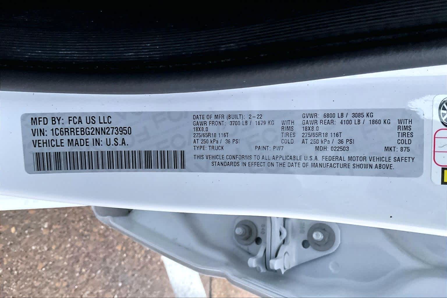 Thumbnail: 2022 RAM 1500 - 20