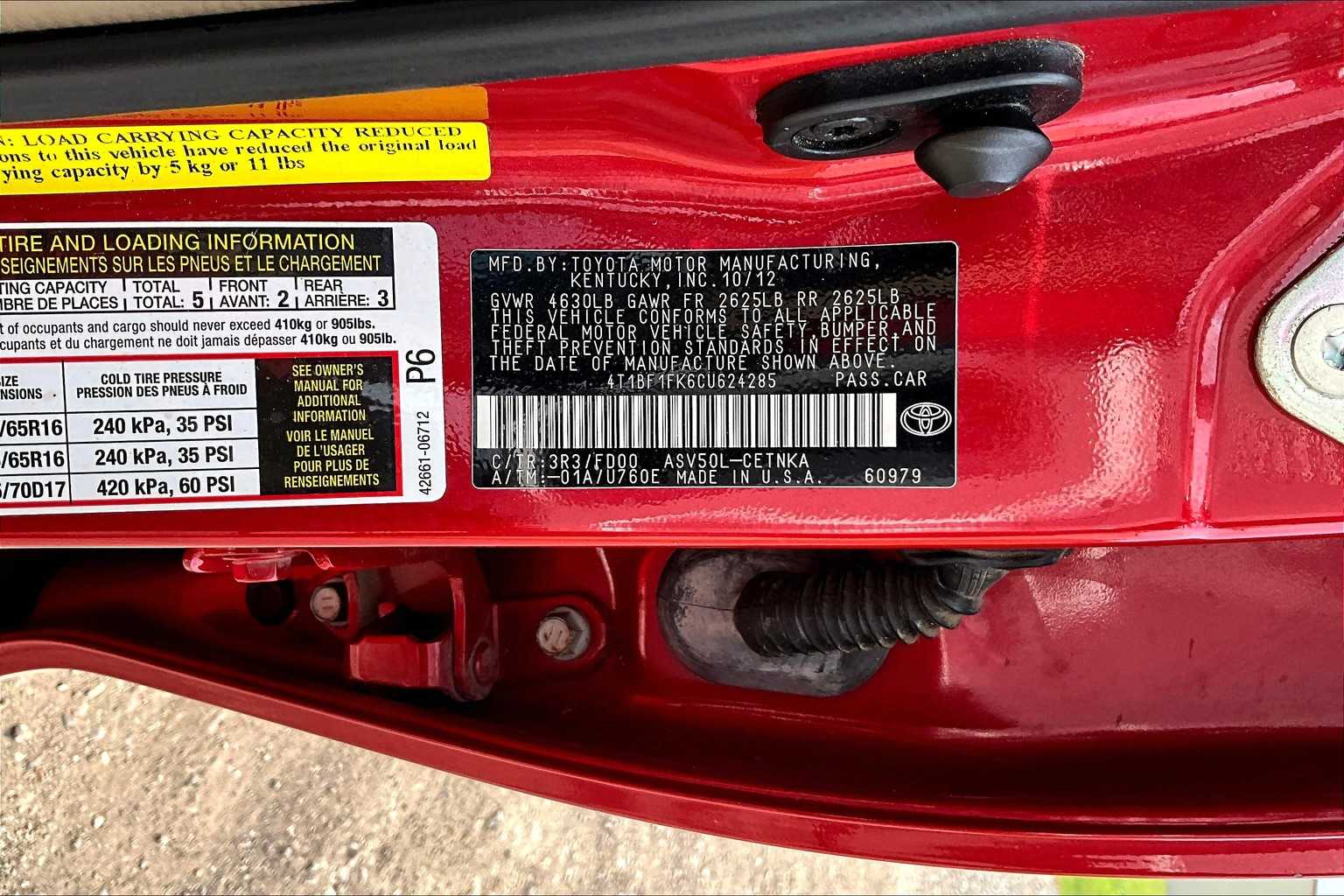 Thumbnail: 2012 Toyota Camry - 31