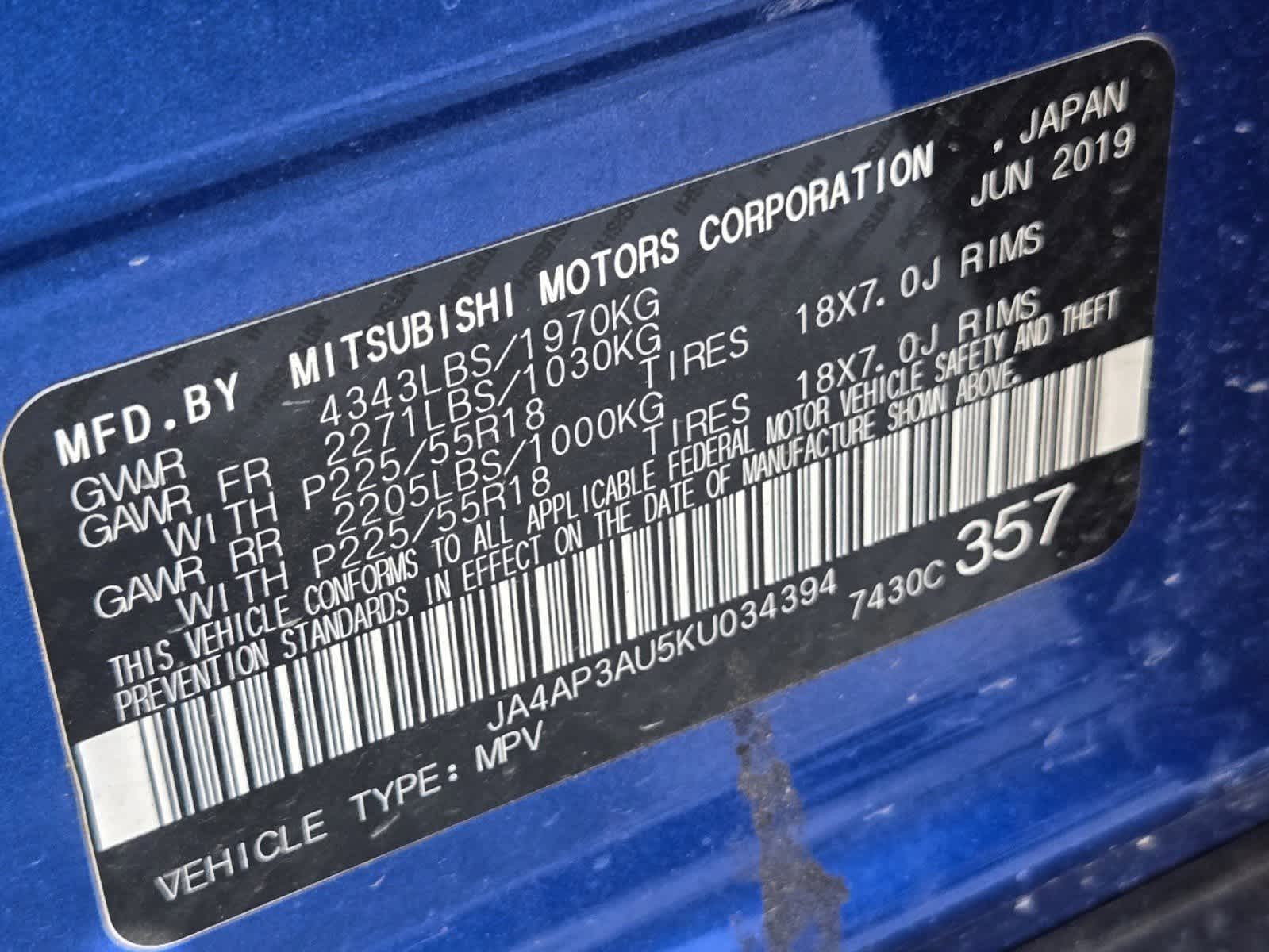 Thumbnail: 2019 Mitsubishi Outlander Sport - 21