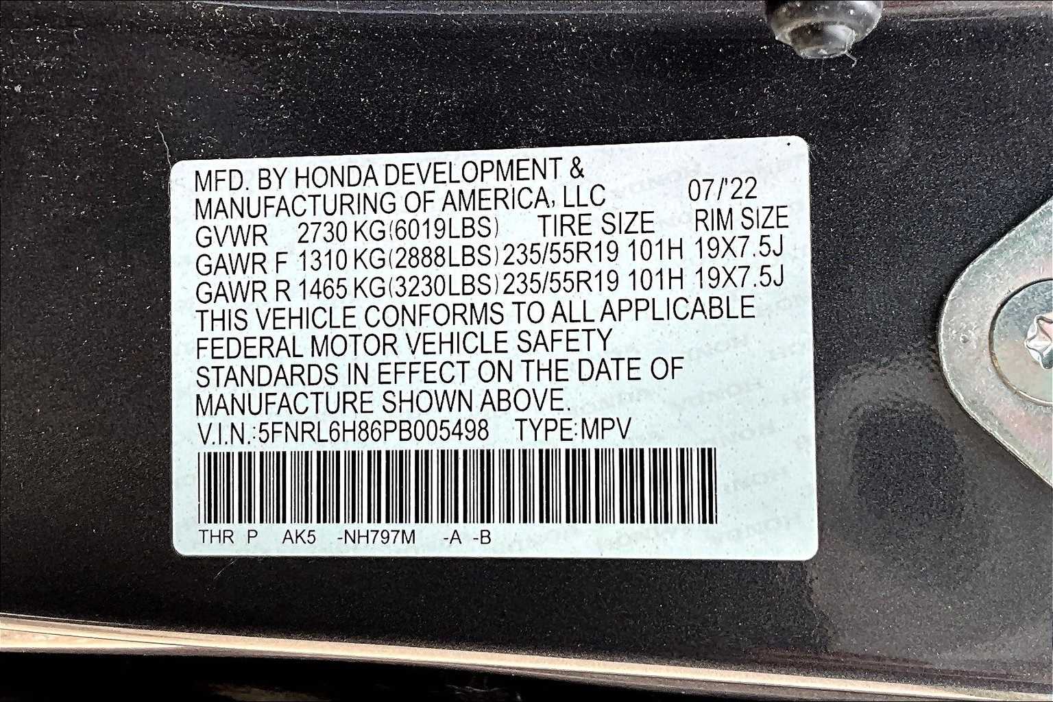 Thumbnail: 2023 Honda Odyssey - 33