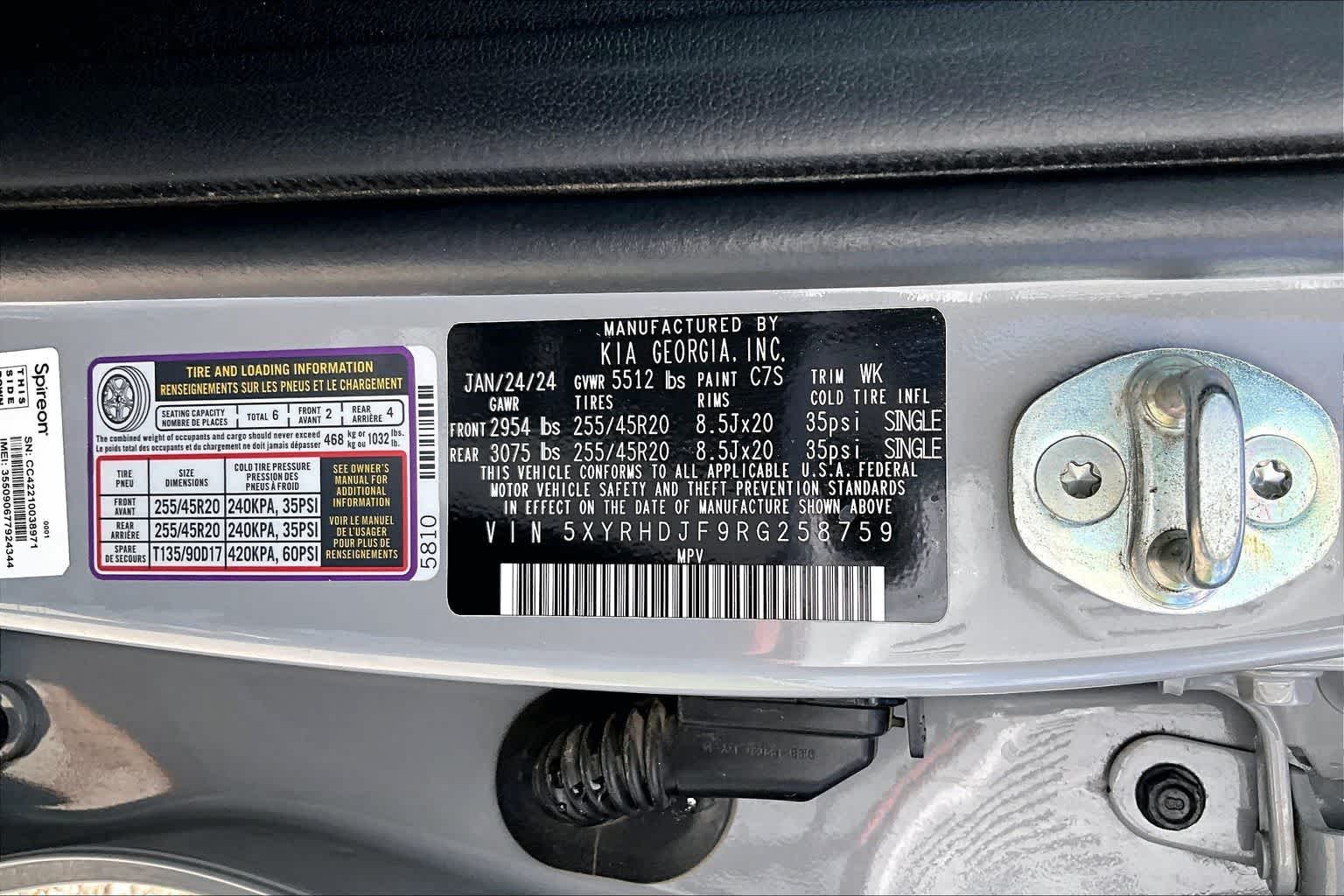 Thumbnail: 2024 Kia Sorento - 26
