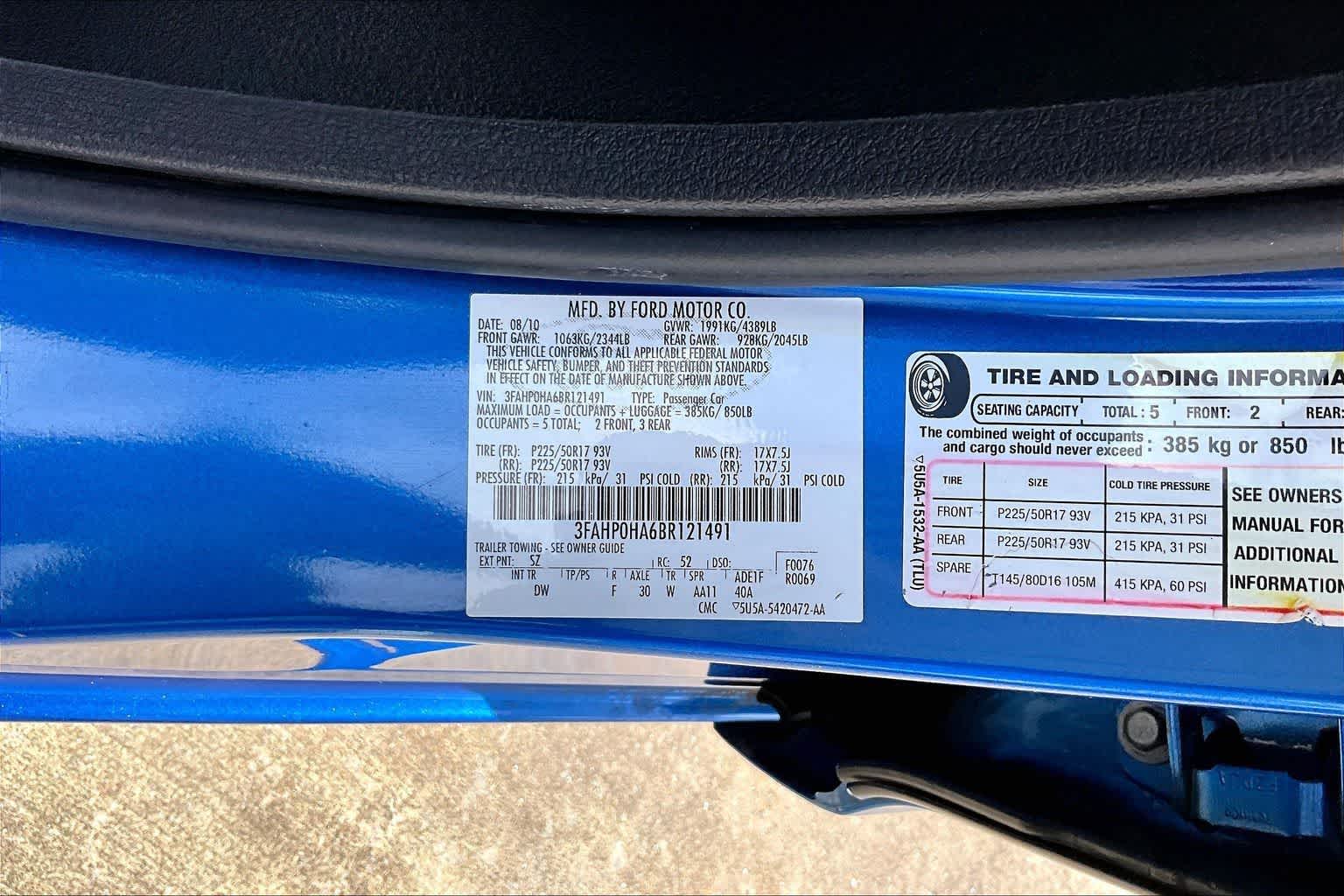 Thumbnail: 2011 Ford Fusion - 25