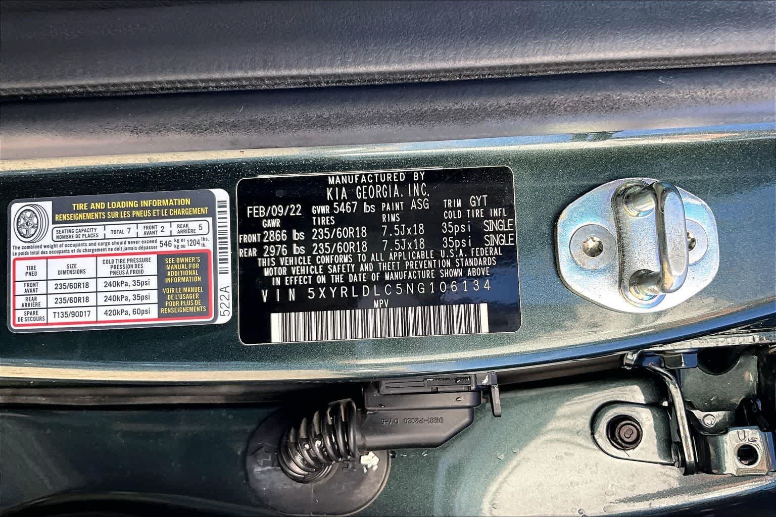 Thumbnail: 2022 Kia Sorento - 31