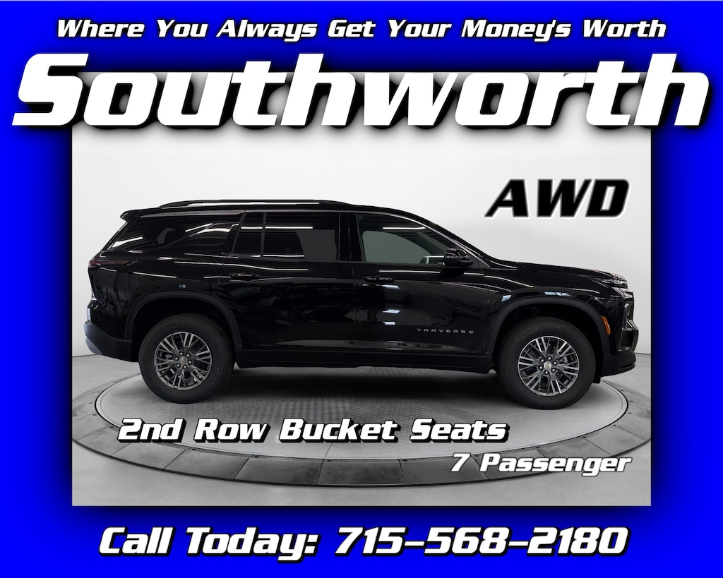 New 2026 Chevrolet Traverse LT SUV