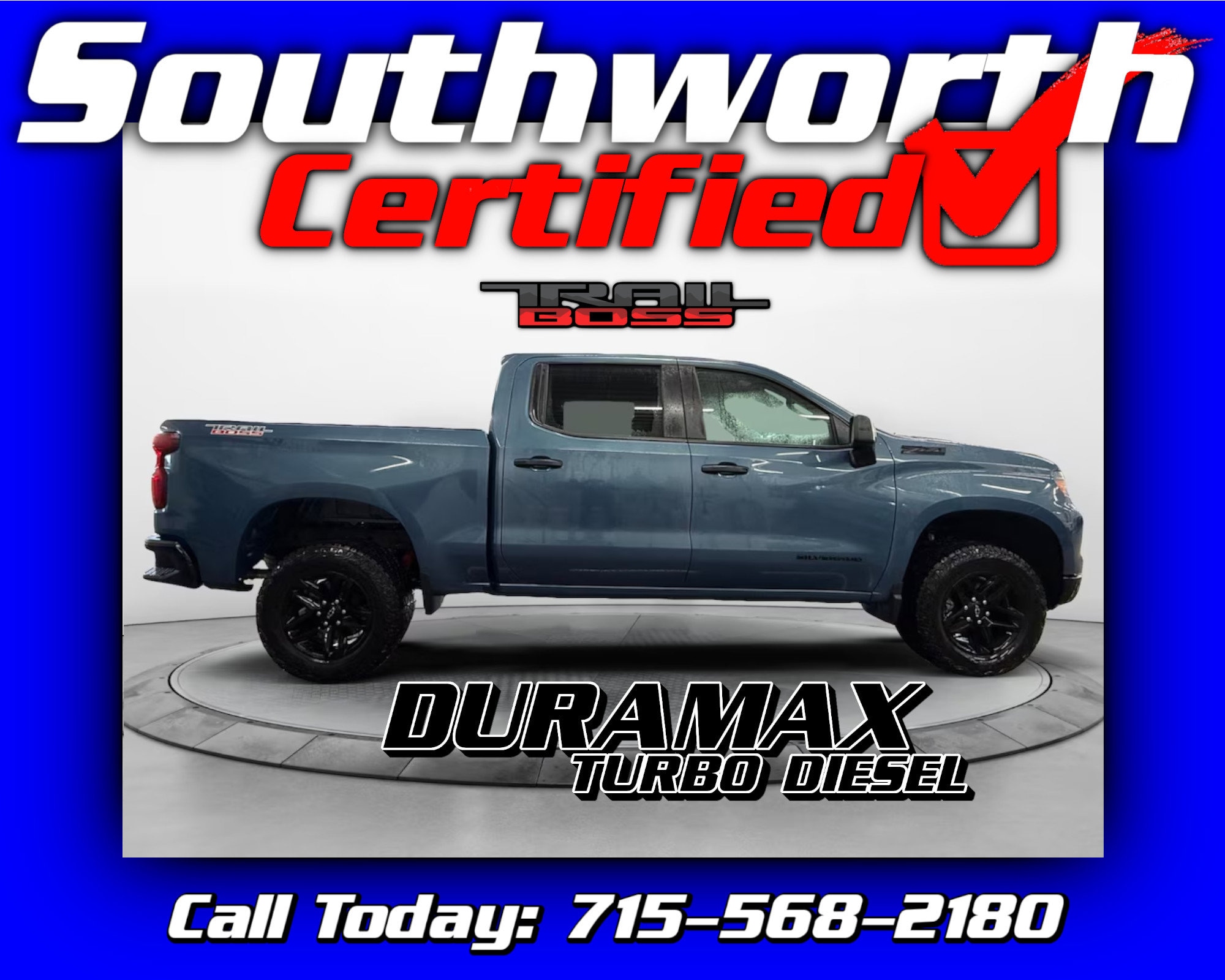 2024 Chevrolet Silverado 1500 Custom Trail Boss Crew Cab 4WD