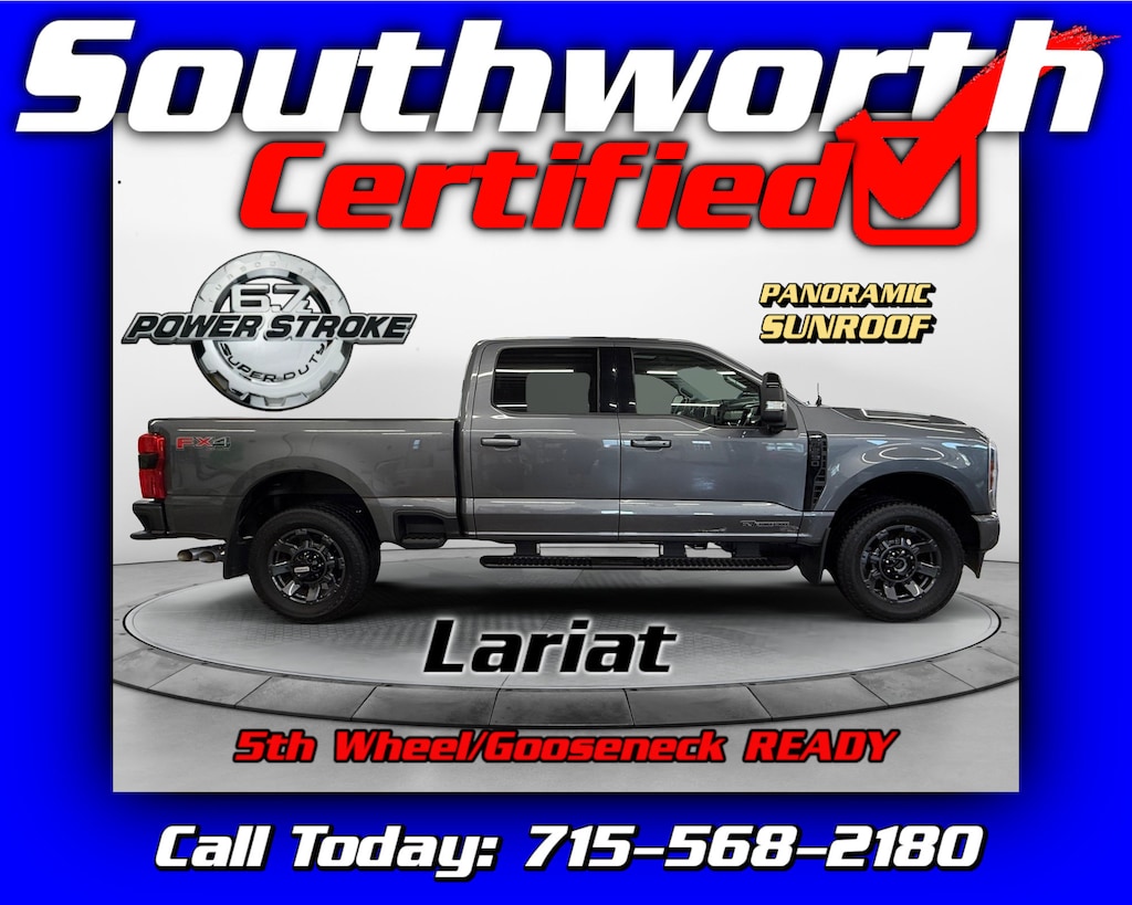 Used 2024 Ford Super Duty F-250 SRW LARIAT Truck Crew Cab