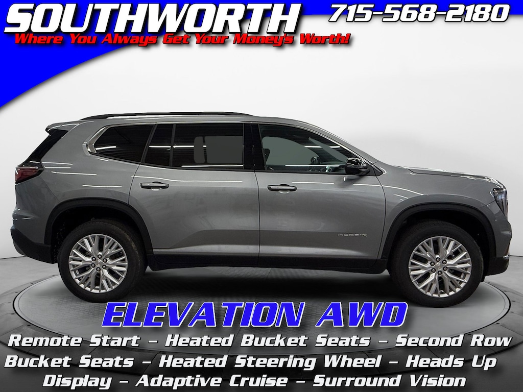 New 2027 GMC Acadia Elevation SUV