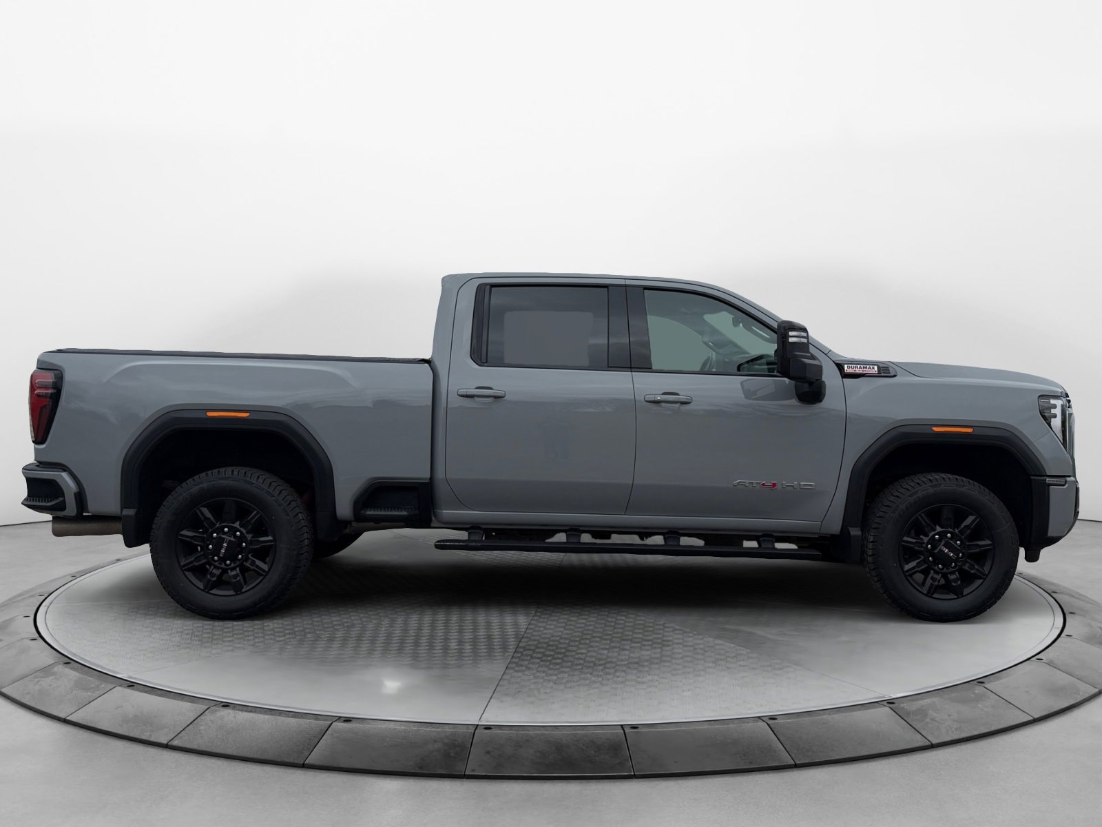 Thunderstorm Gray 2024 GMC Sierra 2500HD AT4 Crew Cab 4WD Pickup Truck Four-Wheel Drive Automatic