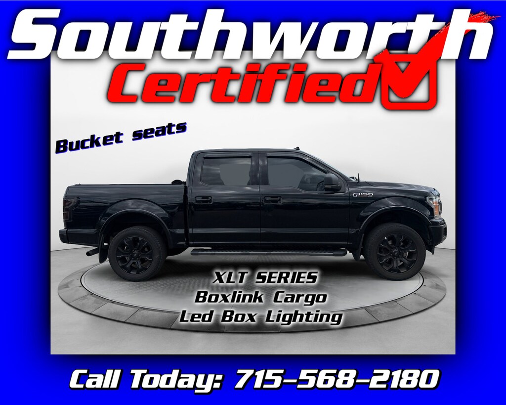 Used 2018 Ford F-150 XLT 4WD SuperCrew 5.5 Box Truck SuperCrew Cab