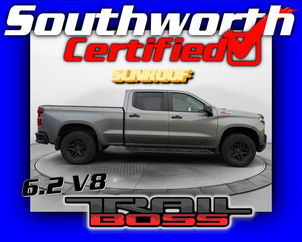Used 2020 Chevrolet Silverado 1500 LT Trail Boss Truck Crew Cab