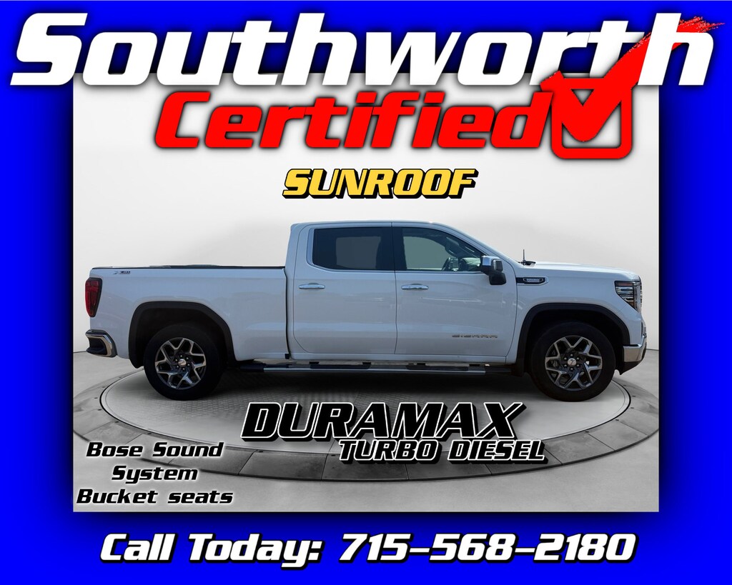Used 2022 GMC Sierra 1500 SLT Truck Crew Cab