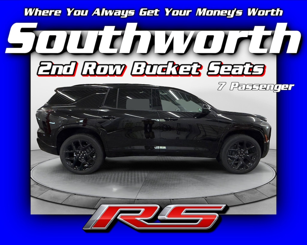 New 2026 Chevrolet Traverse RS SUV