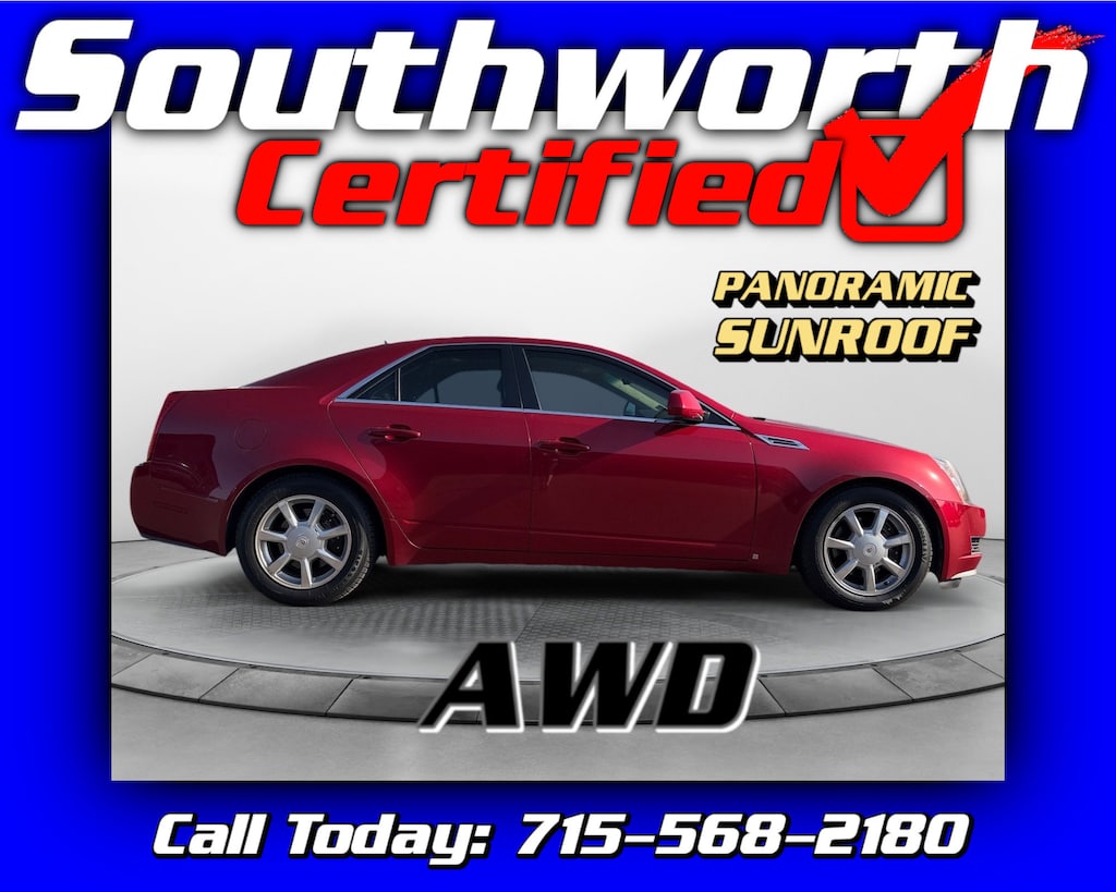 Used 2008 Cadillac CTS AWD w/1SB Sedan