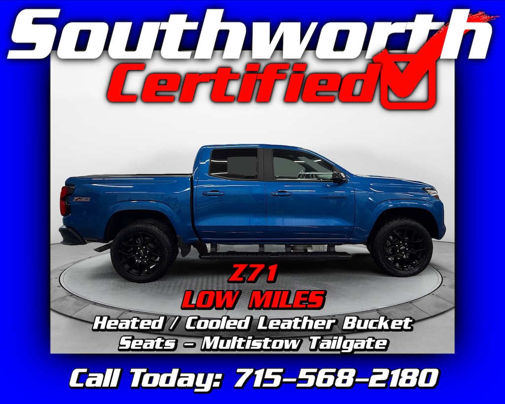 Used 2024 Chevrolet Colorado 4WD Z71 Truck Crew Cab