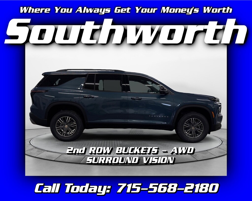 New 2026 Chevrolet Traverse LT SUV