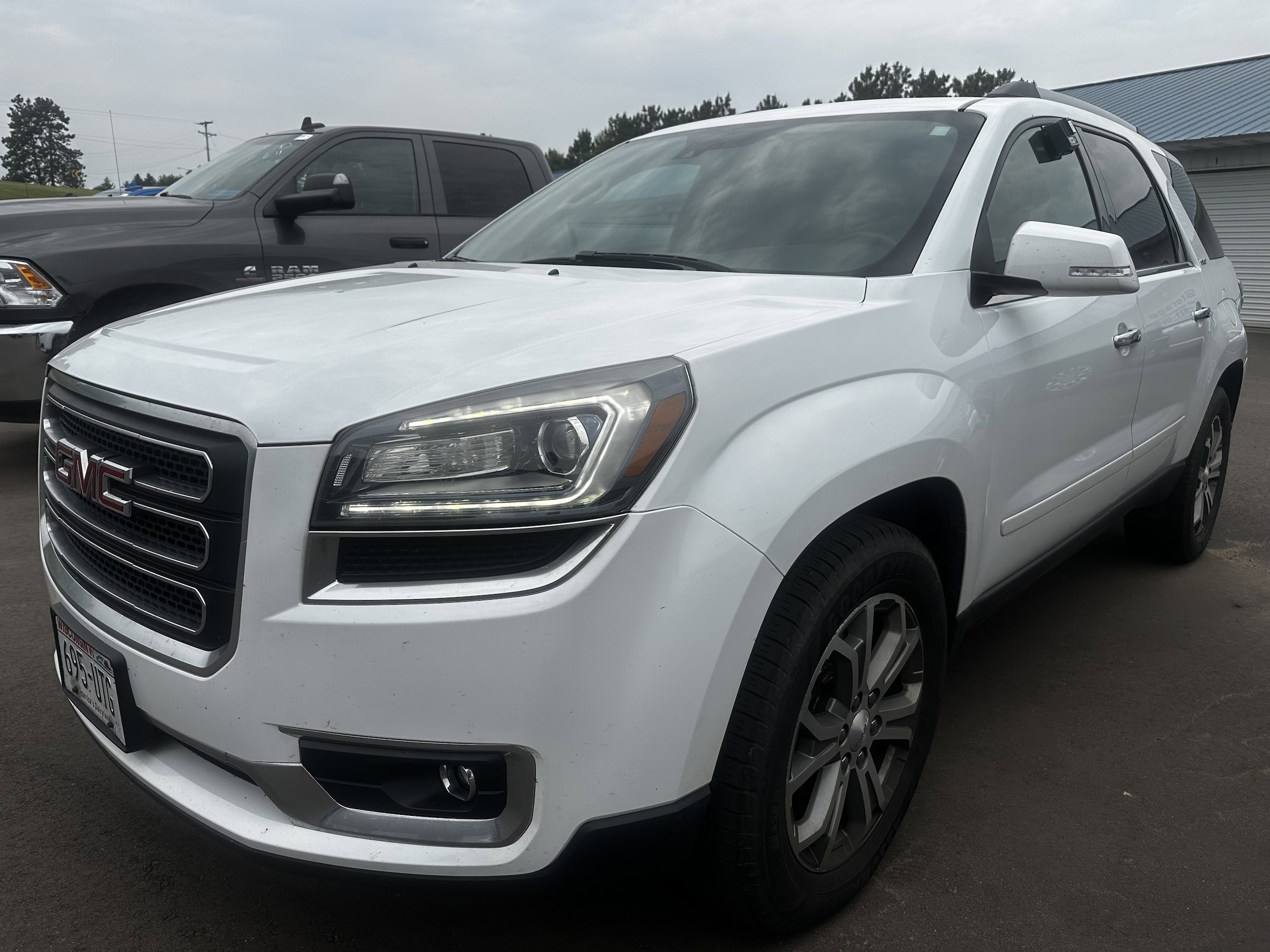 Used 2016 GMC Acadia SLT-1 with VIN 1GKKVRKD0GJ196030 for sale in Bloomer, WI