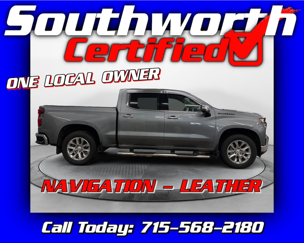 Used 2021 Chevrolet Silverado 1500 LTZ Truck Crew Cab