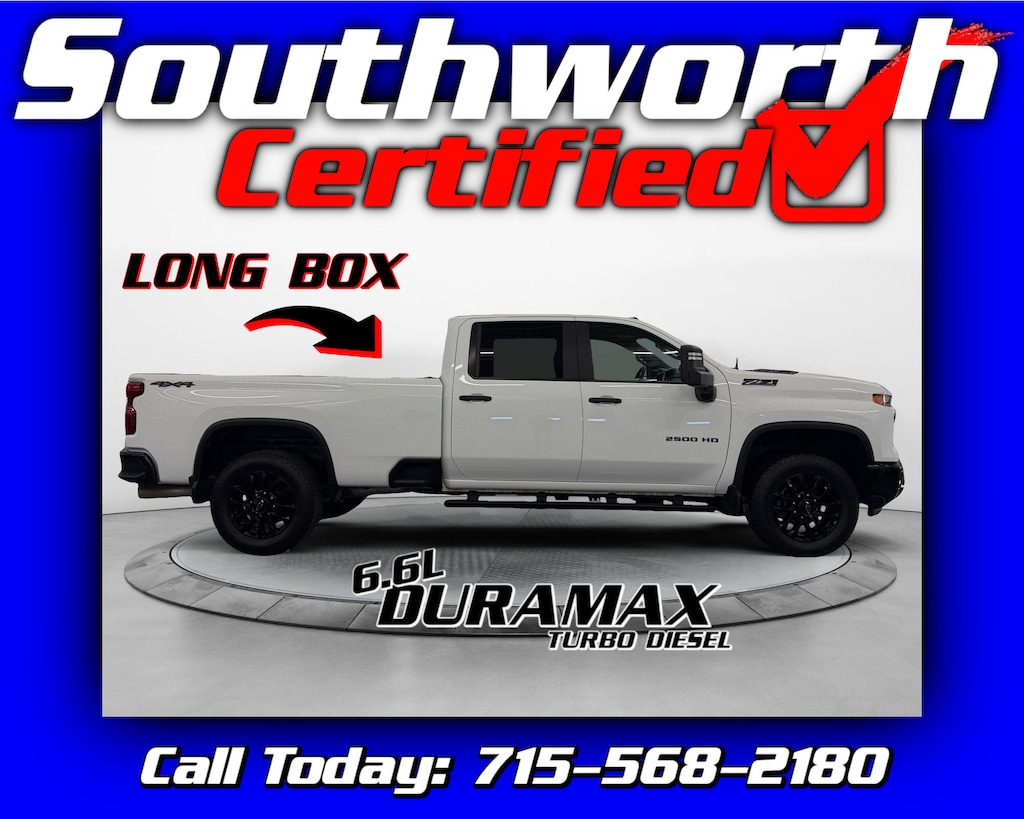 Used 2025 Chevrolet Silverado 2500HD Custom Truck Crew Cab