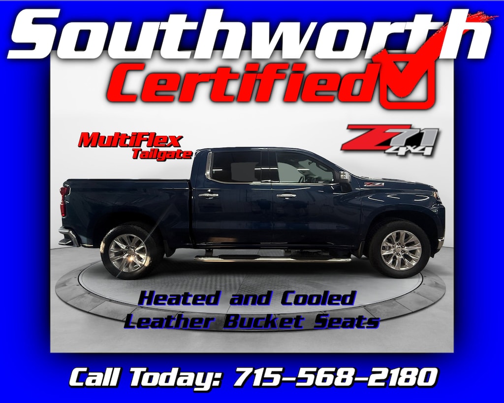 Used 2022 Chevrolet Silverado 1500 LTD LTZ Truck Crew Cab